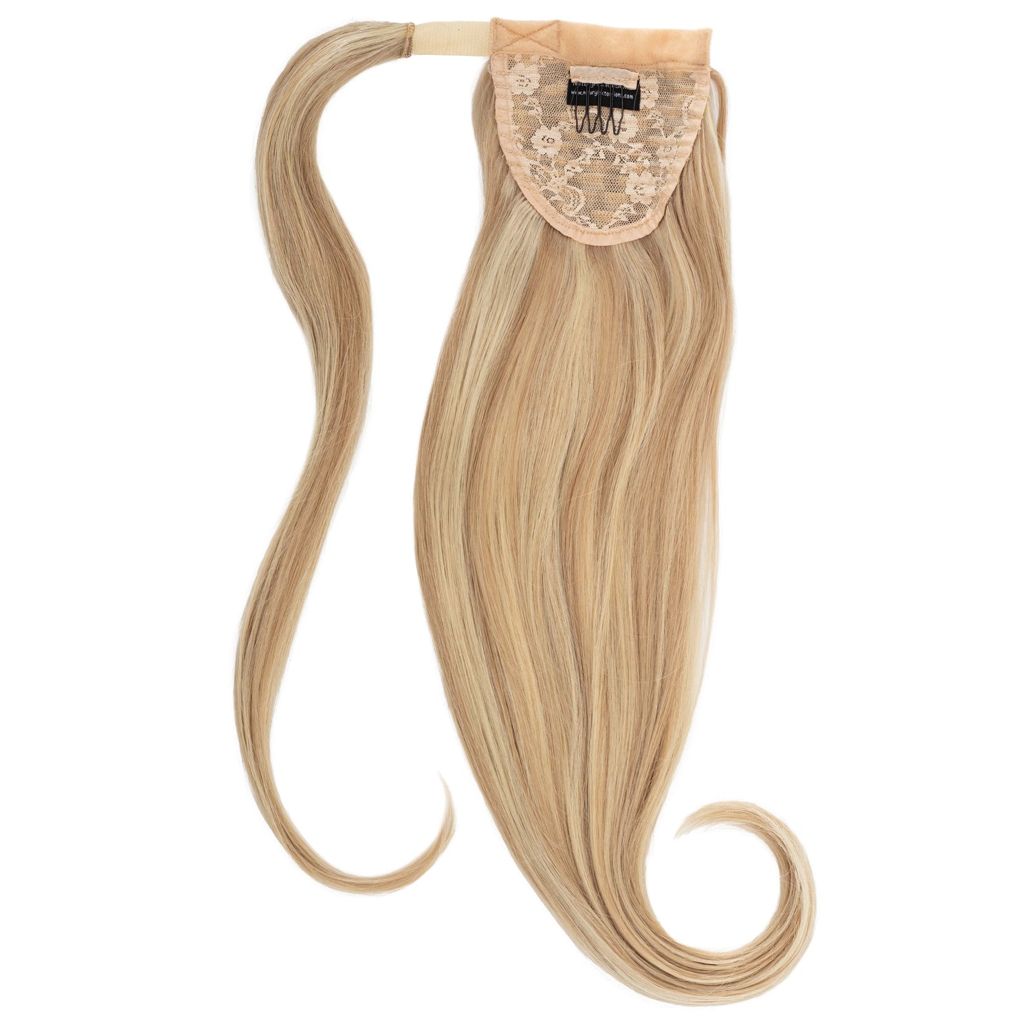 Clip-In Human Hair Ponytail Extension - Luscious Blonde