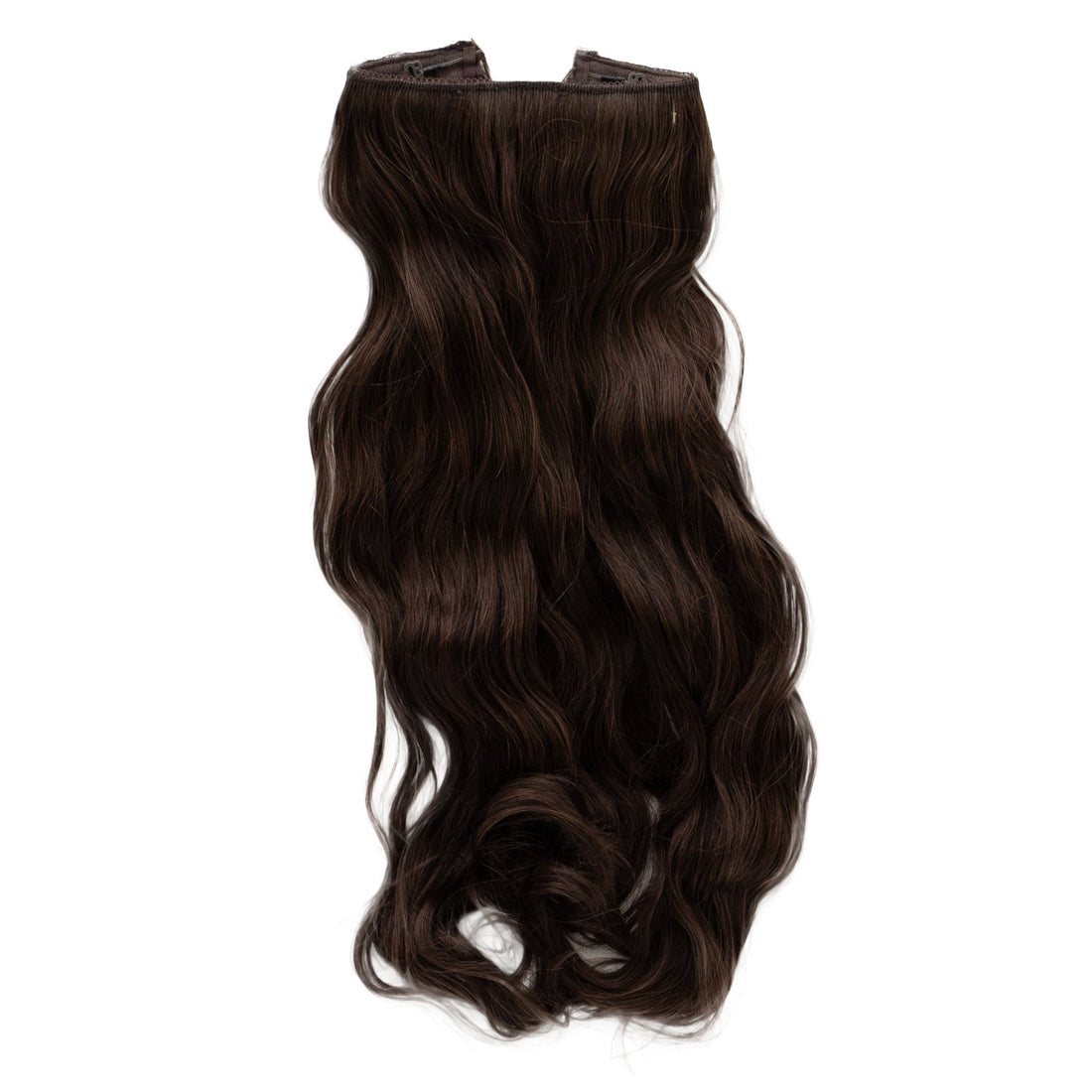 Beach Wave Remy Human Hair Invisible Wire Extension - Cool Brown Naturyl Extensions