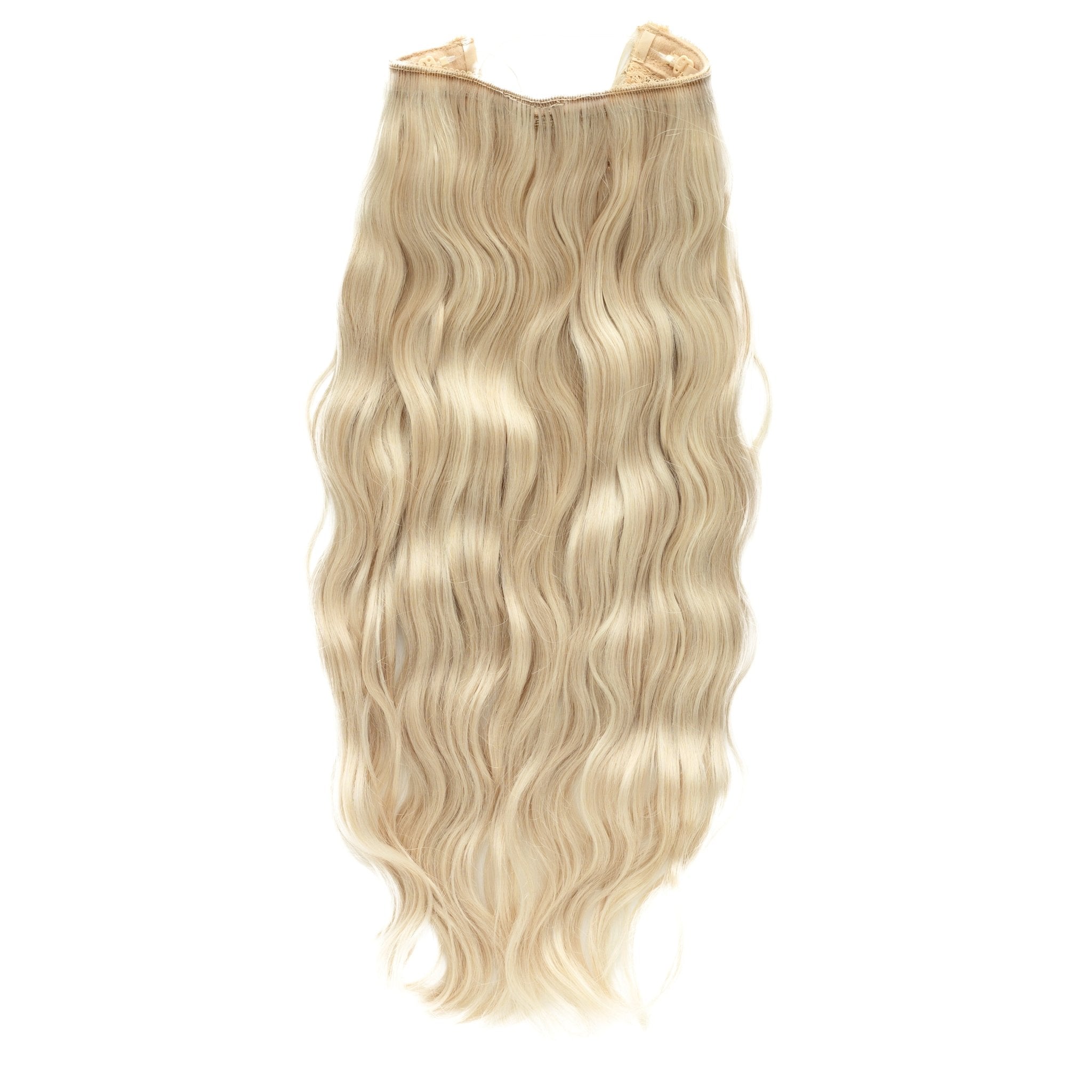 Beach Wave Remy Human Hair Invisible Wire Extension - Silver Bronde Naturyl Extensions