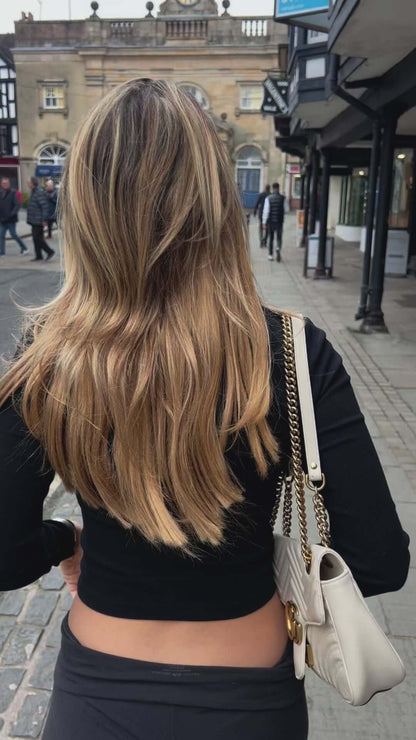 Halo Hair Extension - Teddy Bear Blonde 